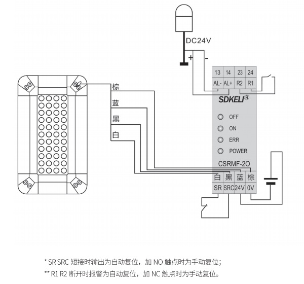 安全地毯控制器接線圖